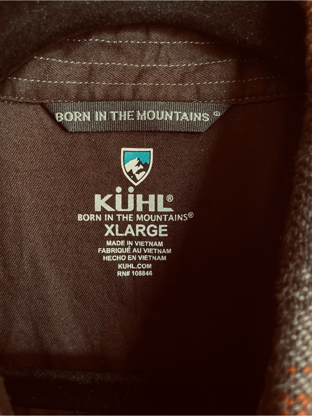 Kuhl Heavy Flannel Disordr Shirt Jacket Stripe Outdoor Work Shacket Utility XL - Picture 2 of 8